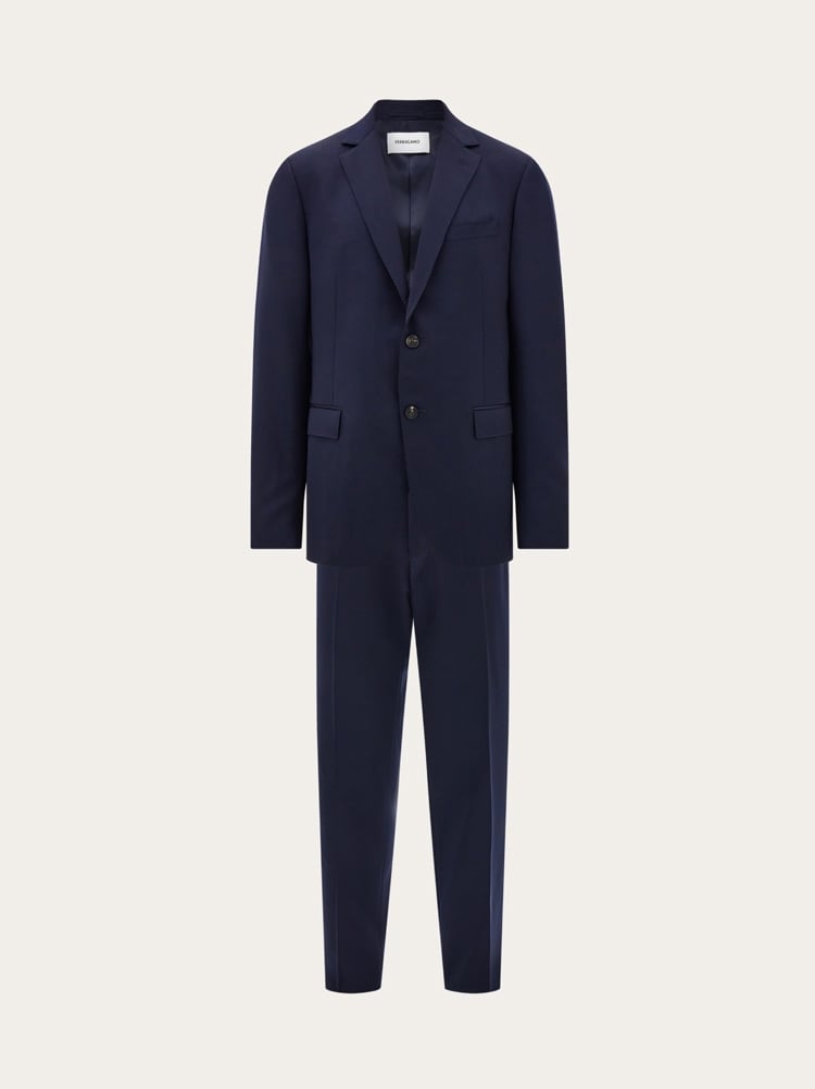 Traje de faille de lana y cachemira Gallery image 1