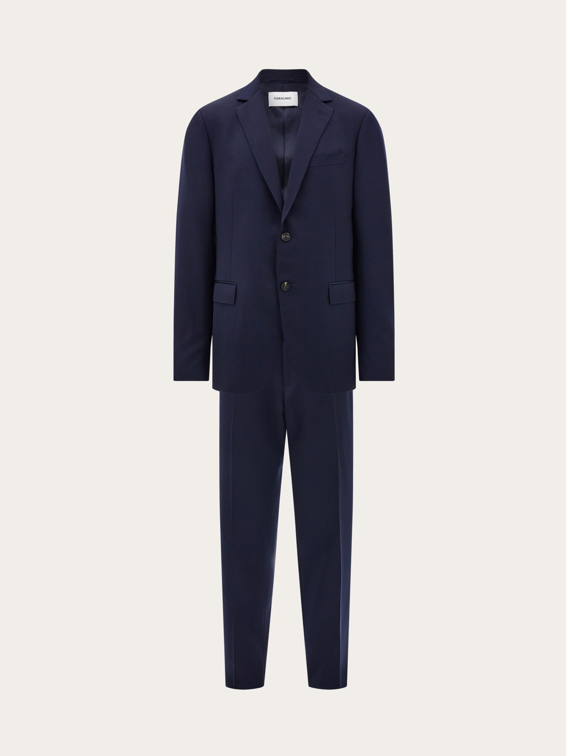 Wool and cashmere faille suit - Men | Ferragamo