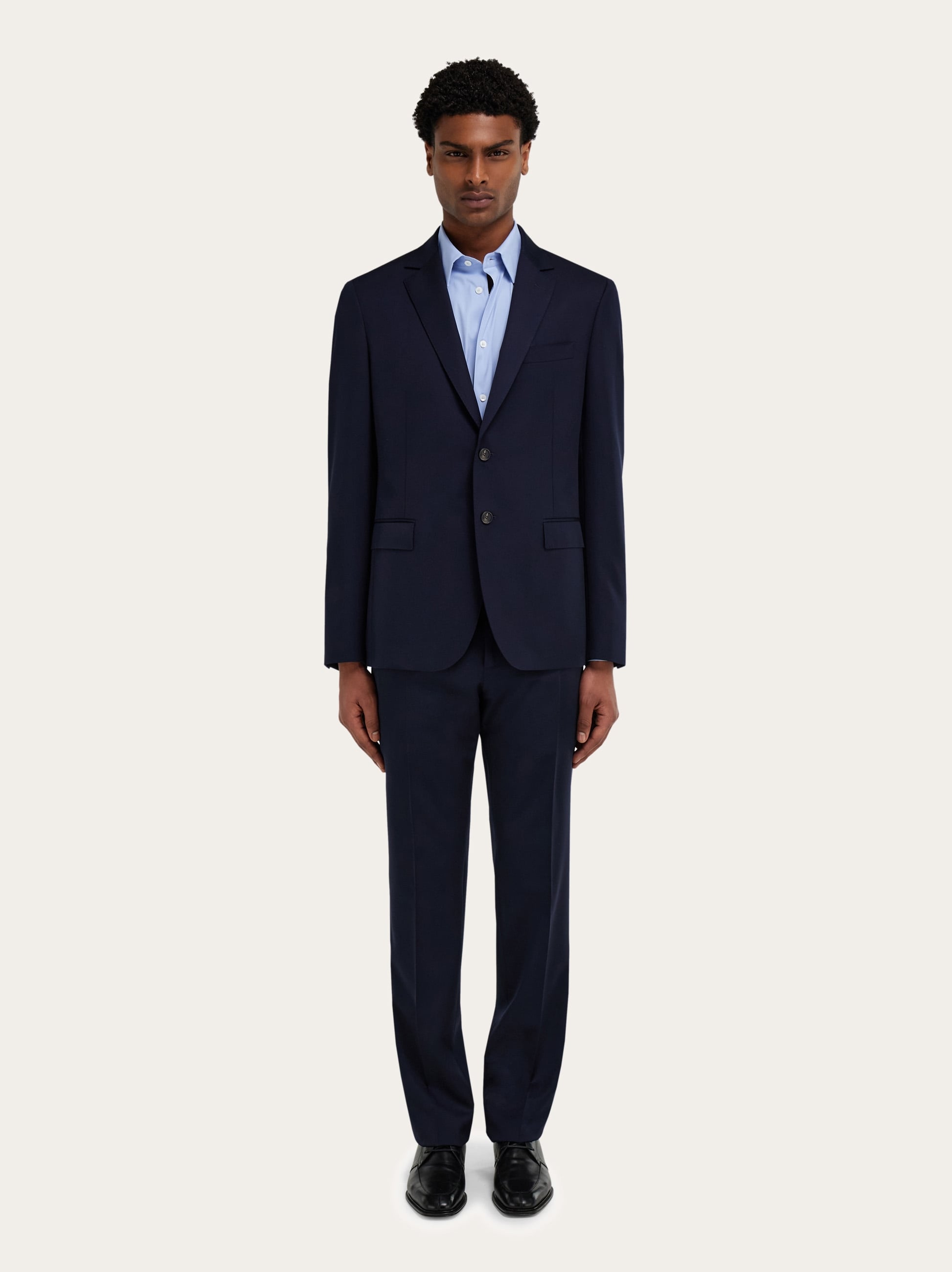 Wool and cashmere faille suit - Men | Ferragamo