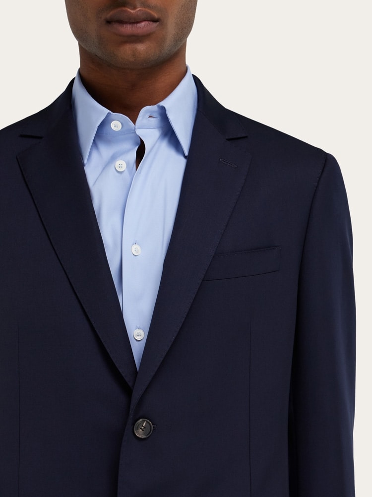 Traje de faille de lana y cachemira Gallery image 5