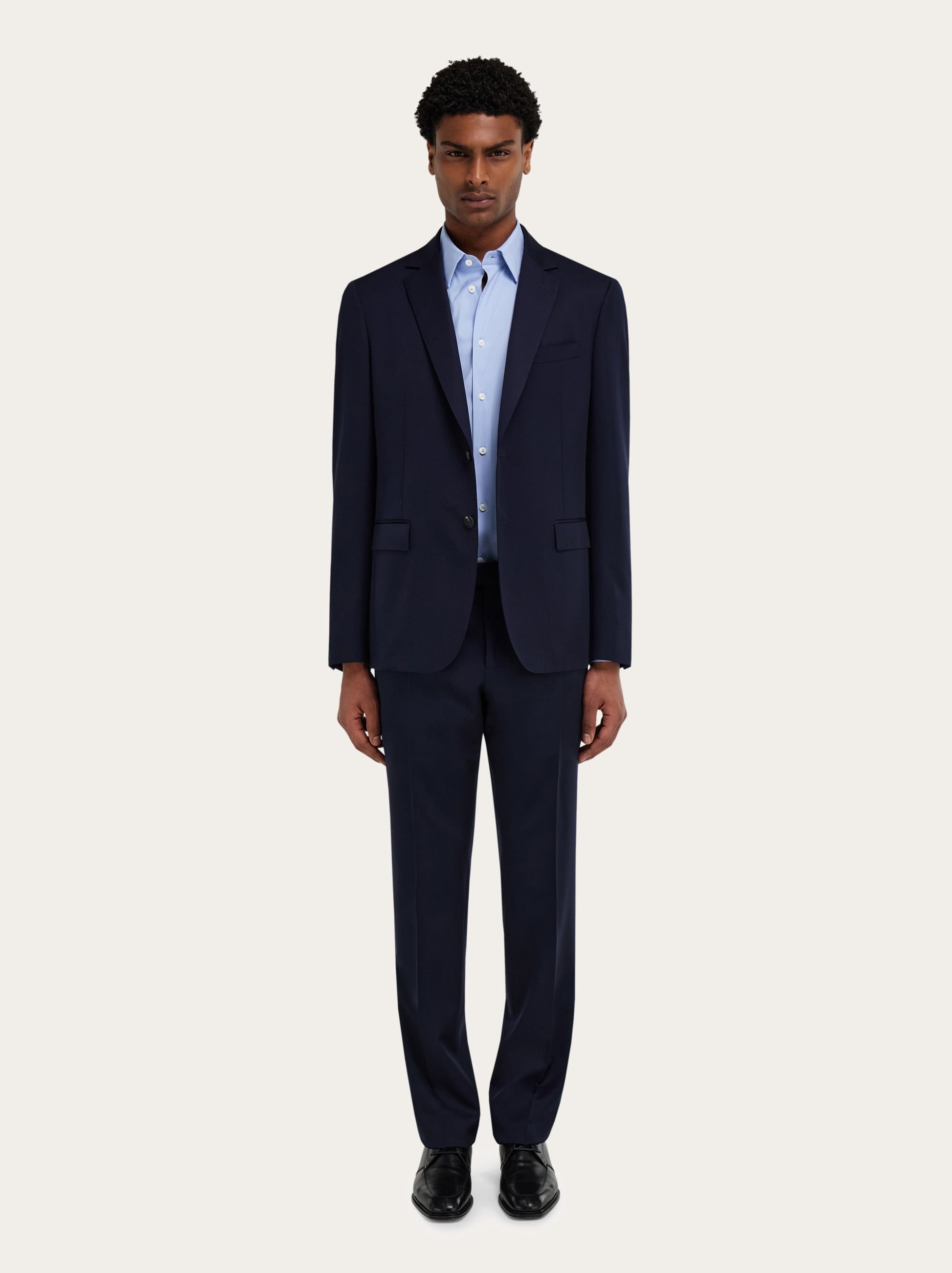 Salvatore Ferragamo フェラガモ　バージンウール　スーツ Wool and cashmere faille suit - Men | Ferragamo