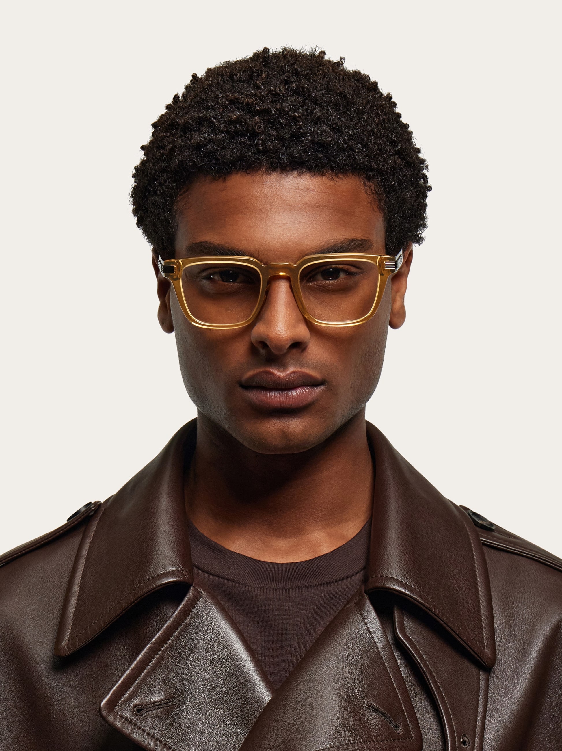 正規品Ferragamo ベージュフレーム サングラス ケース付き Optical glasses - Men | Ferragamo