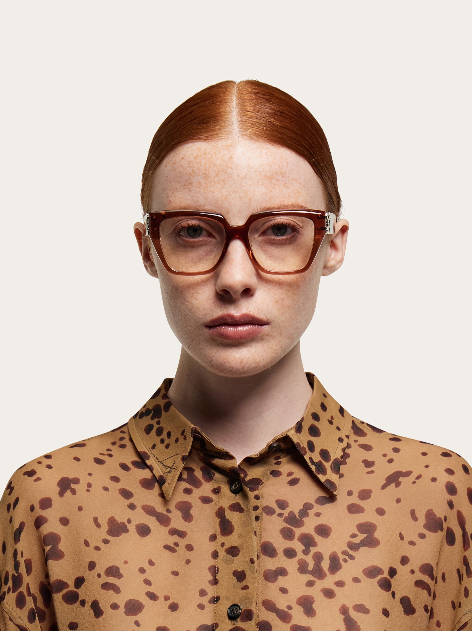 Salvatore Ferragamo Black and Rose Gold Women\'s Optical Glasses Salvatore Ferragamo Women main image 3