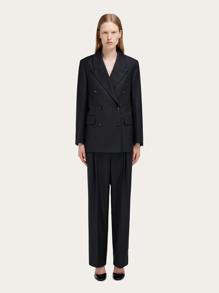 Pinstripe wool blazer Gallery image 6