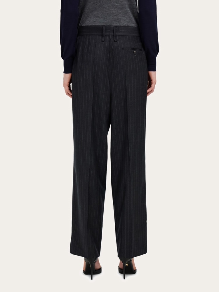 Pinstripe wool trouser Gallery image 4