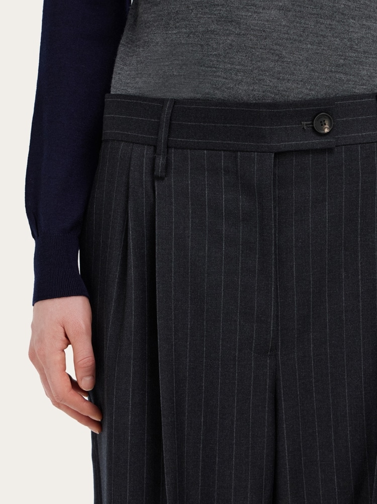 Pinstripe wool trouser Gallery image 5