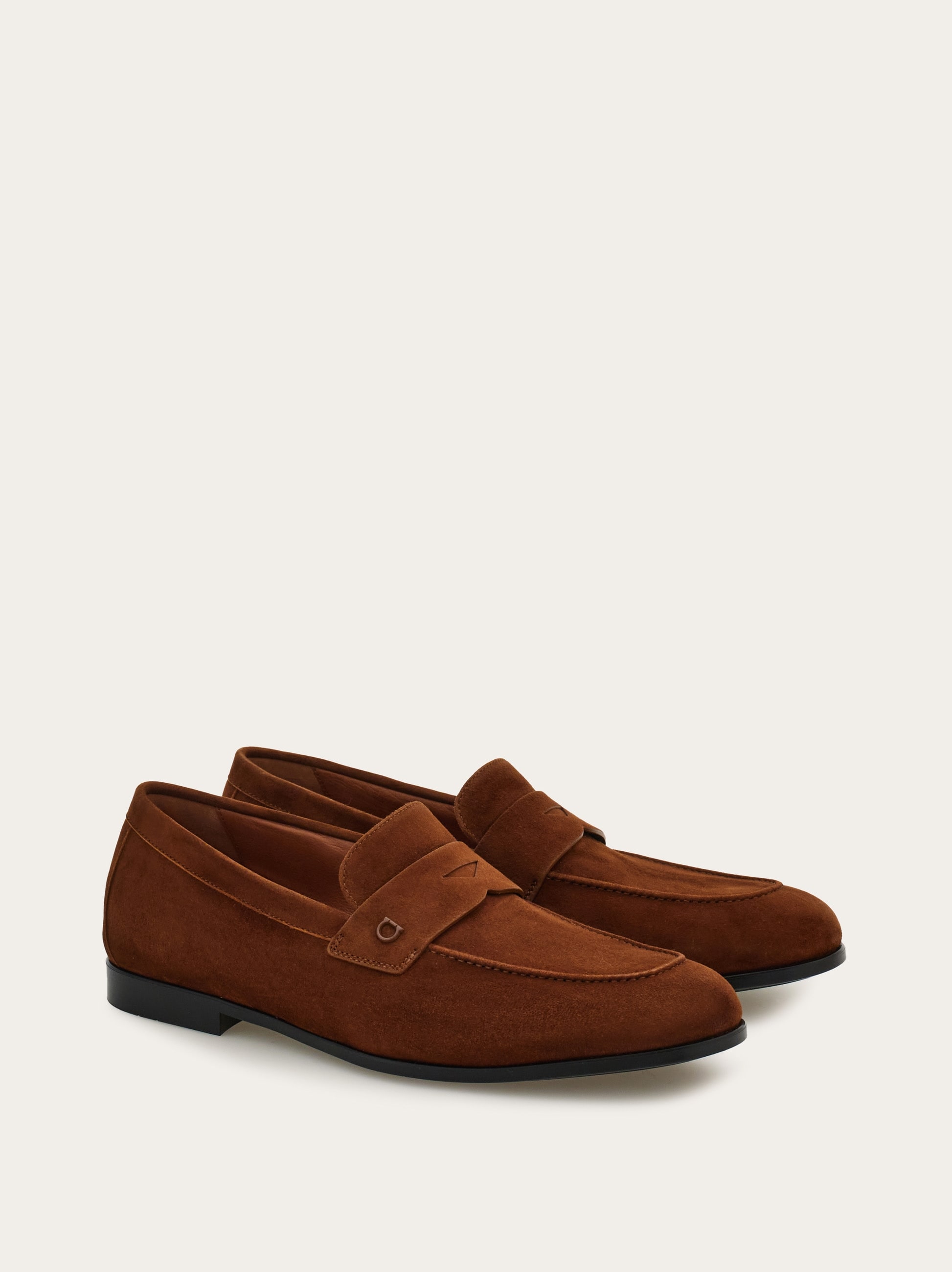 Salvatore Ferragamo Men\'s Dark Brown Suede Loafers 9.5 Salvatore Ferragamo Men main image 2