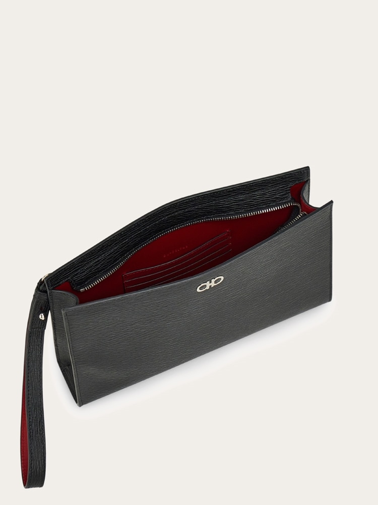 Pouch double Gancini Gallery image 5