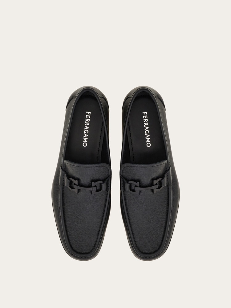 Loafer with Gancini buckle Gallery image 3