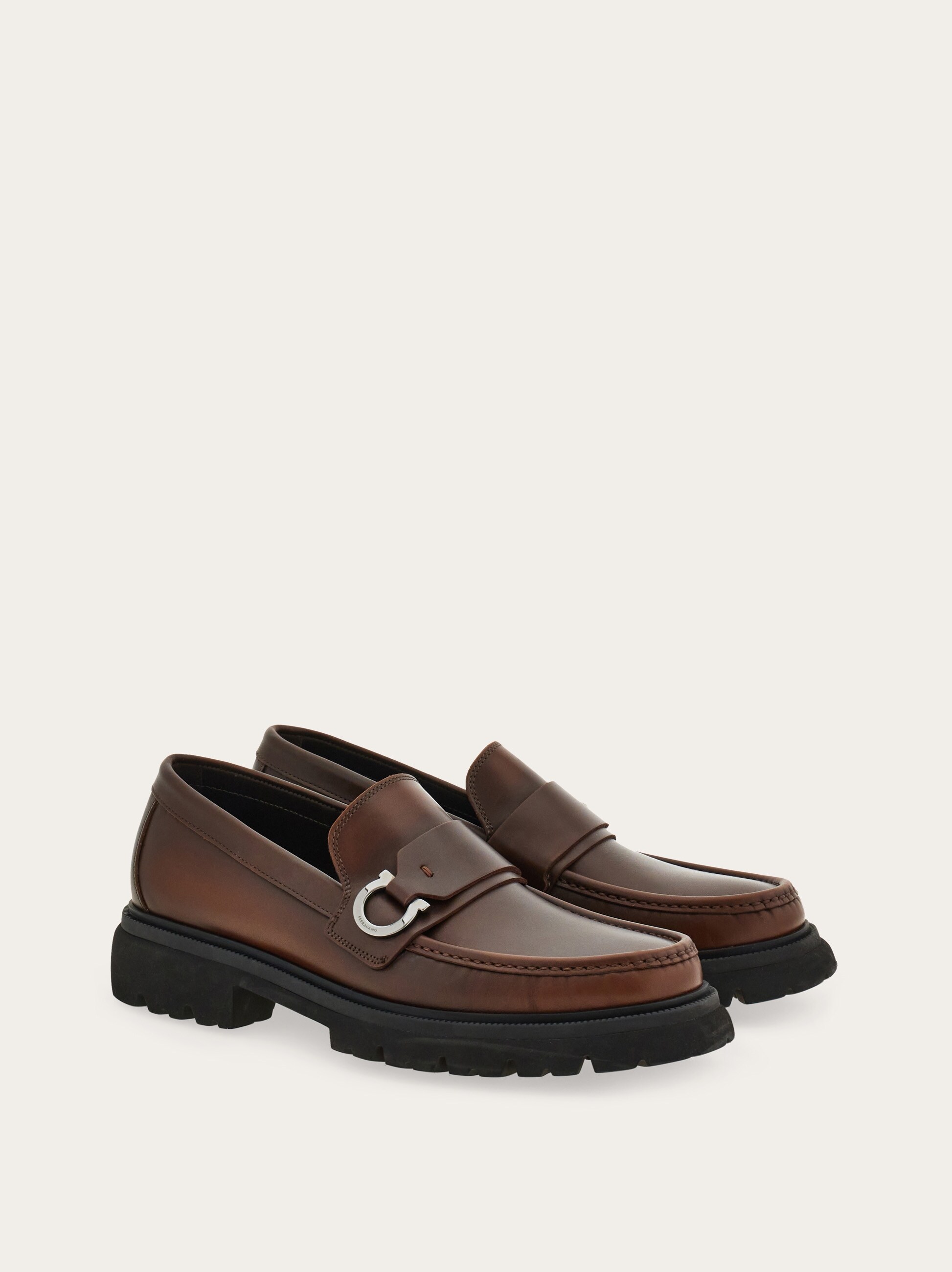 Ferragamo Men Loafers Shoes Brown Size 12 Penny loafer - Men | Ferragamo main image 4