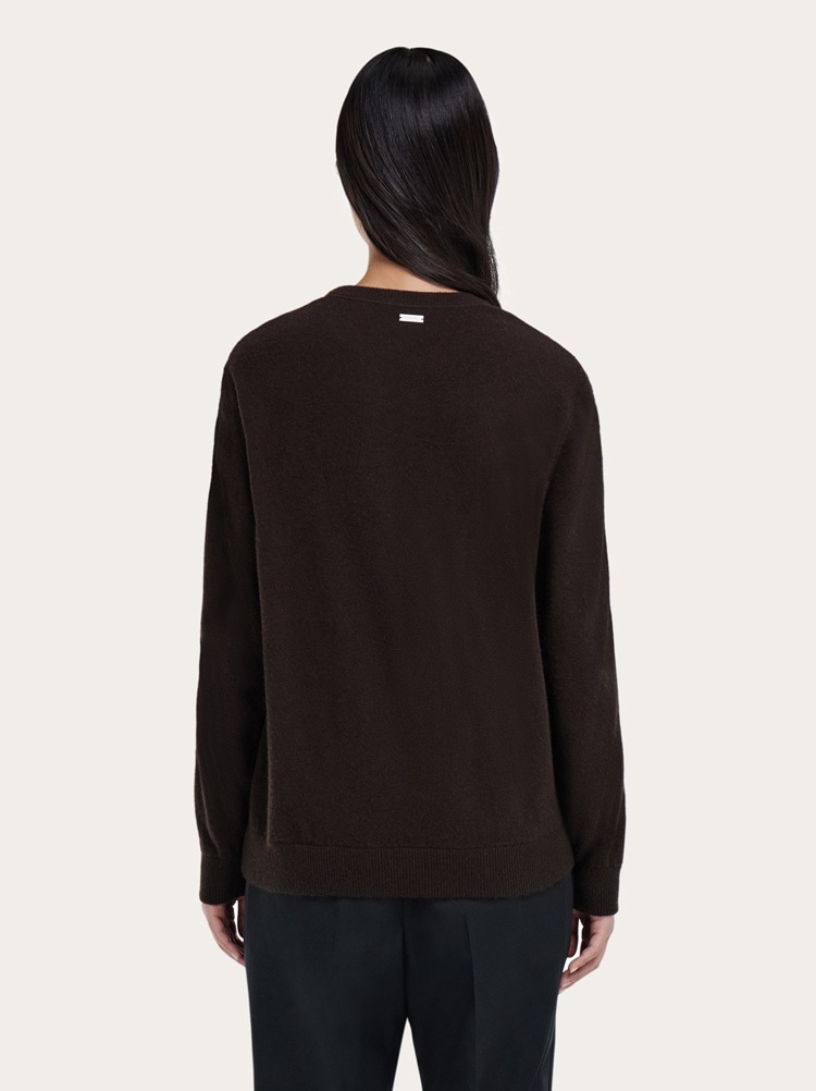 Jersey con intarsia de seda Gallery image 3