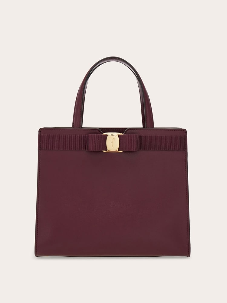 Salvatore Ferragamo バーガンディ トートバッグ　フェラガモ ウィメンズ トートバッグ｜フェラガモ