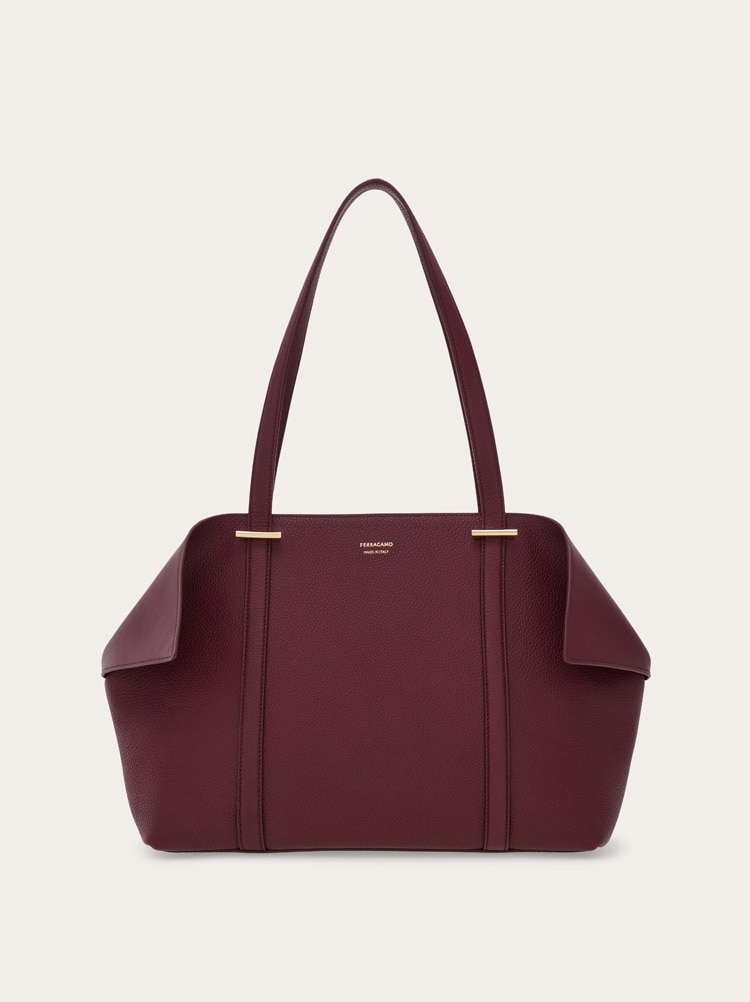 Salvatore Ferragamo バーガンディ トートバッグ　フェラガモ ウィメンズ トートバッグ｜フェラガモ