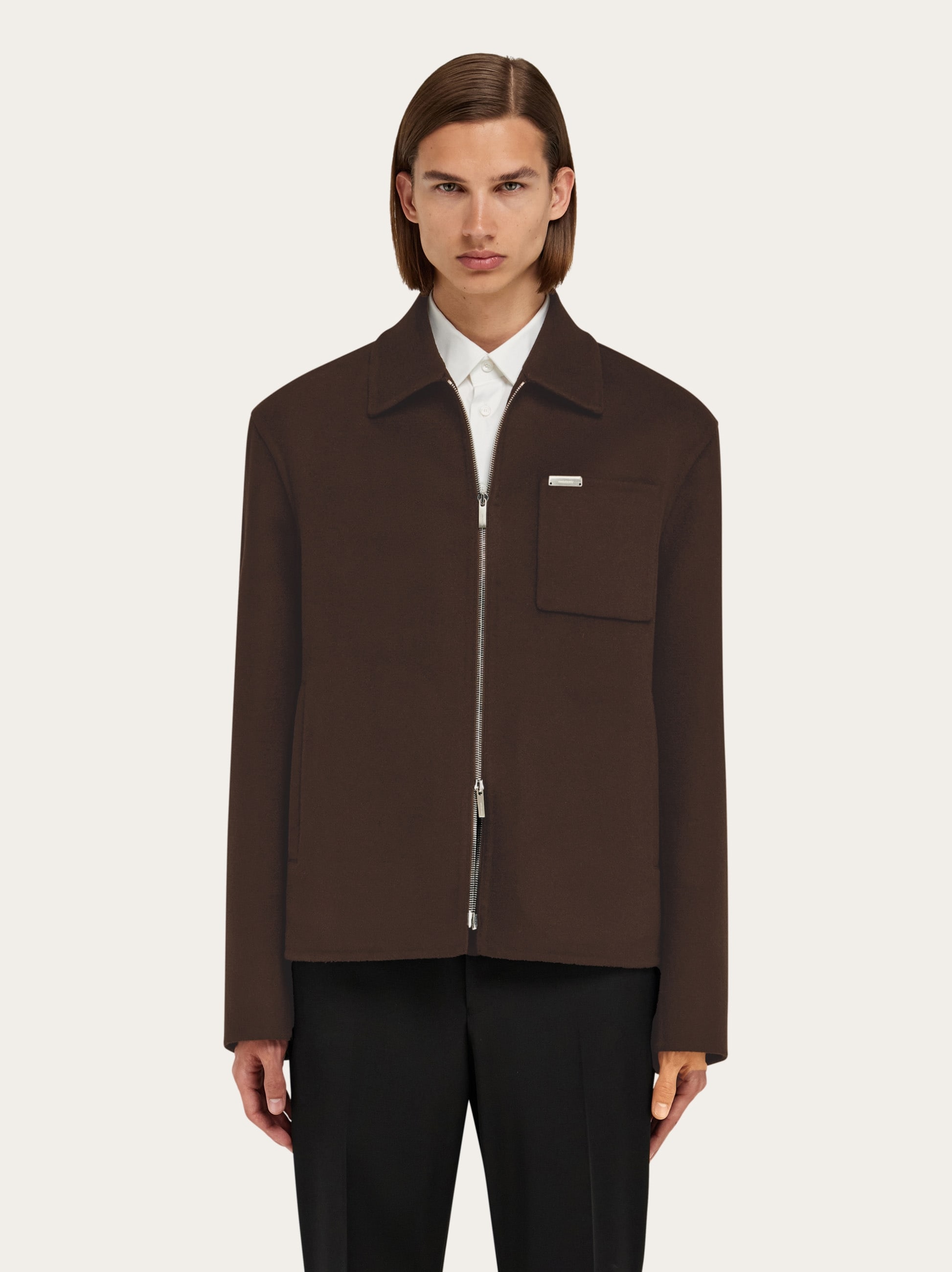 Cashmere-blend blouson - Men | Ferragamo
