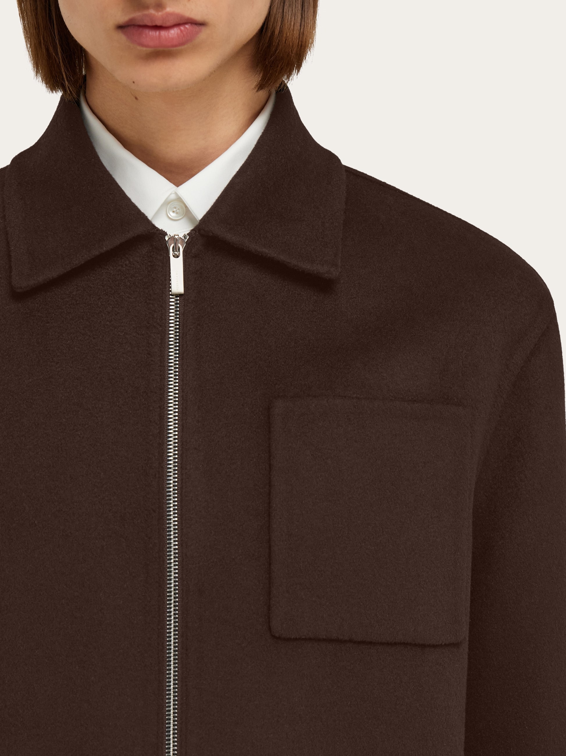 ジャケット・アウター 90s Salvatore Ferragamo cashmere mix JKT Cashmere-blend blouson - Men | Ferragamo