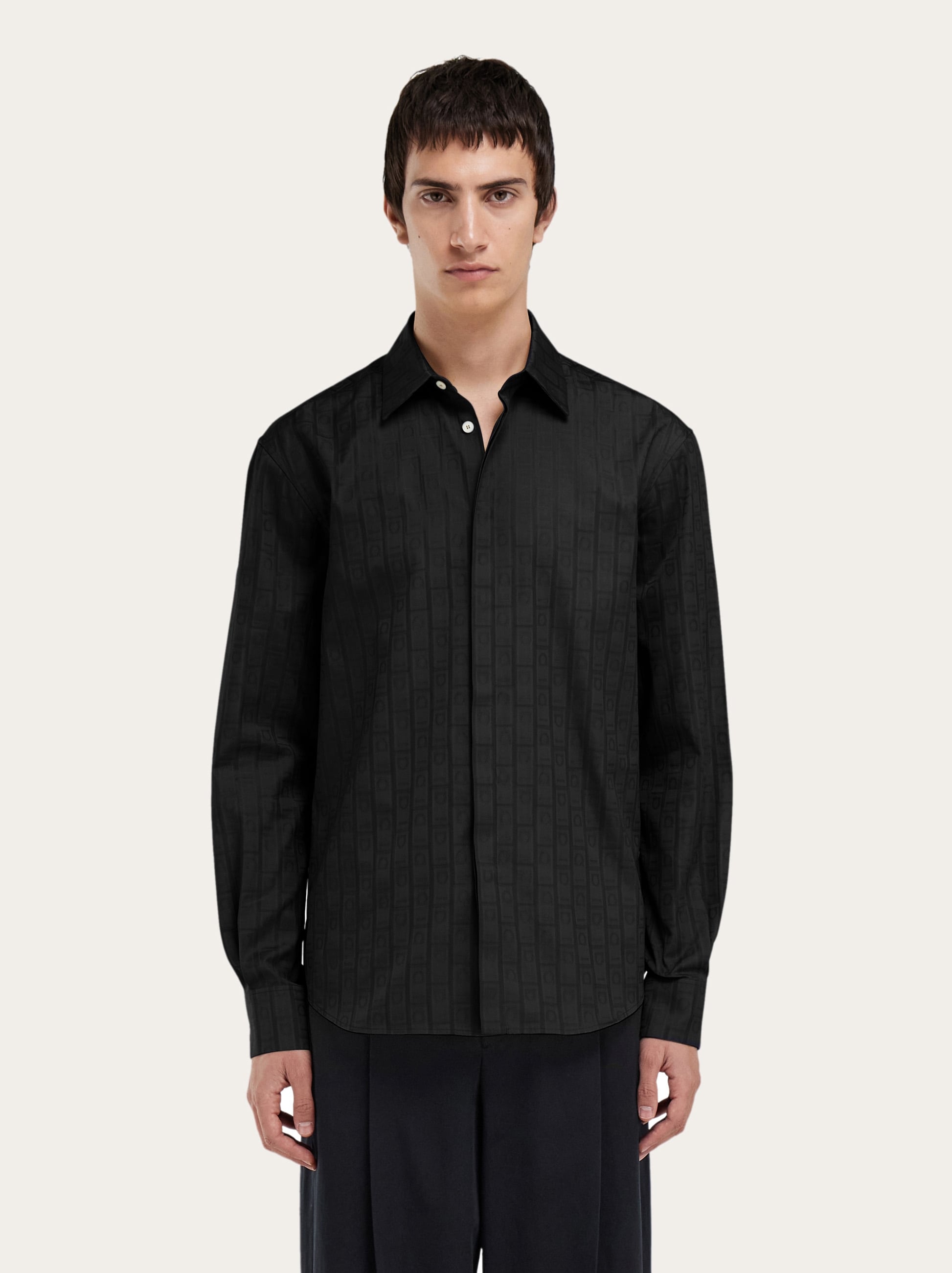 Ferragamo Monogram sport shirt - Men | Ferragamo