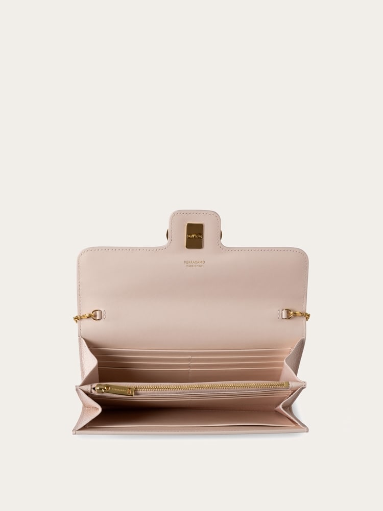 Gancini wallet with shoulder strap Gallery image 4