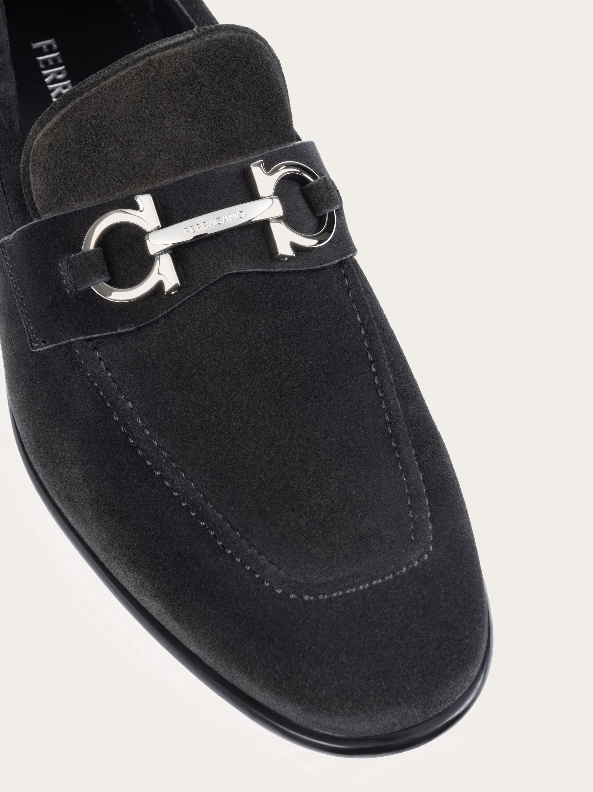 Moccasin with Gancini ornament - Men | Ferragamo