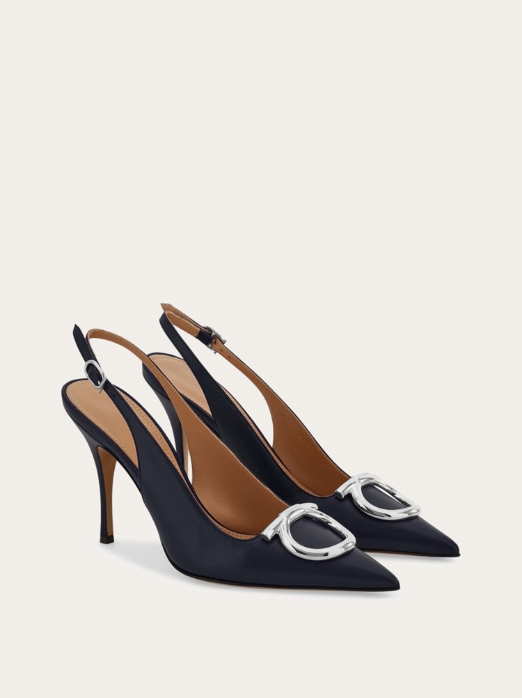 Maxi Gancini slingback pump Gallery image 2