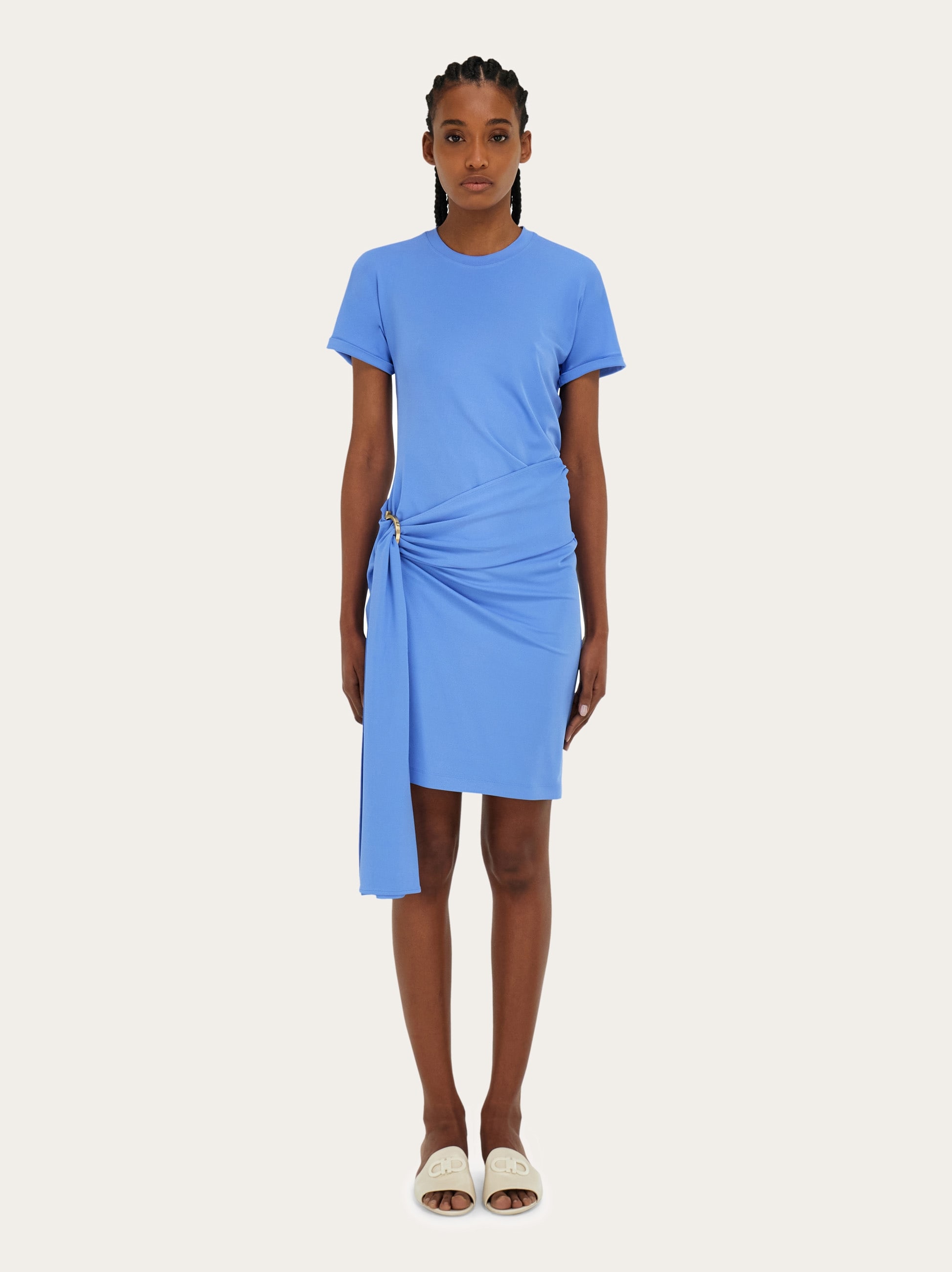 Draped dress - Women | Ferragamo Draped dress - Women | Ferragamo