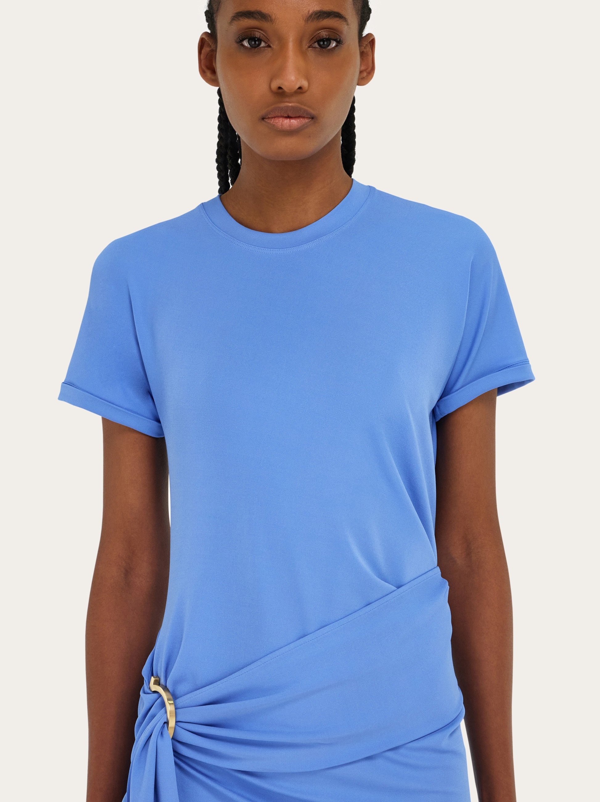 Draped dress - Women | Ferragamo Draped dress - Women | Ferragamo