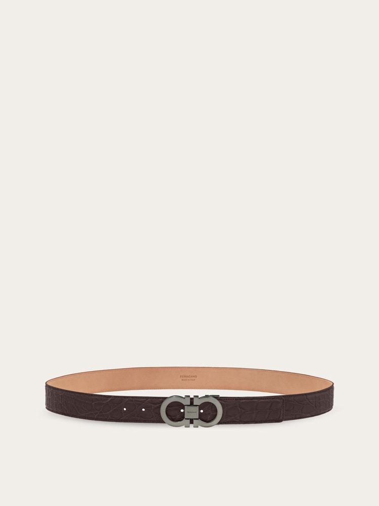 Adjustable Gancini belt Gallery image 3