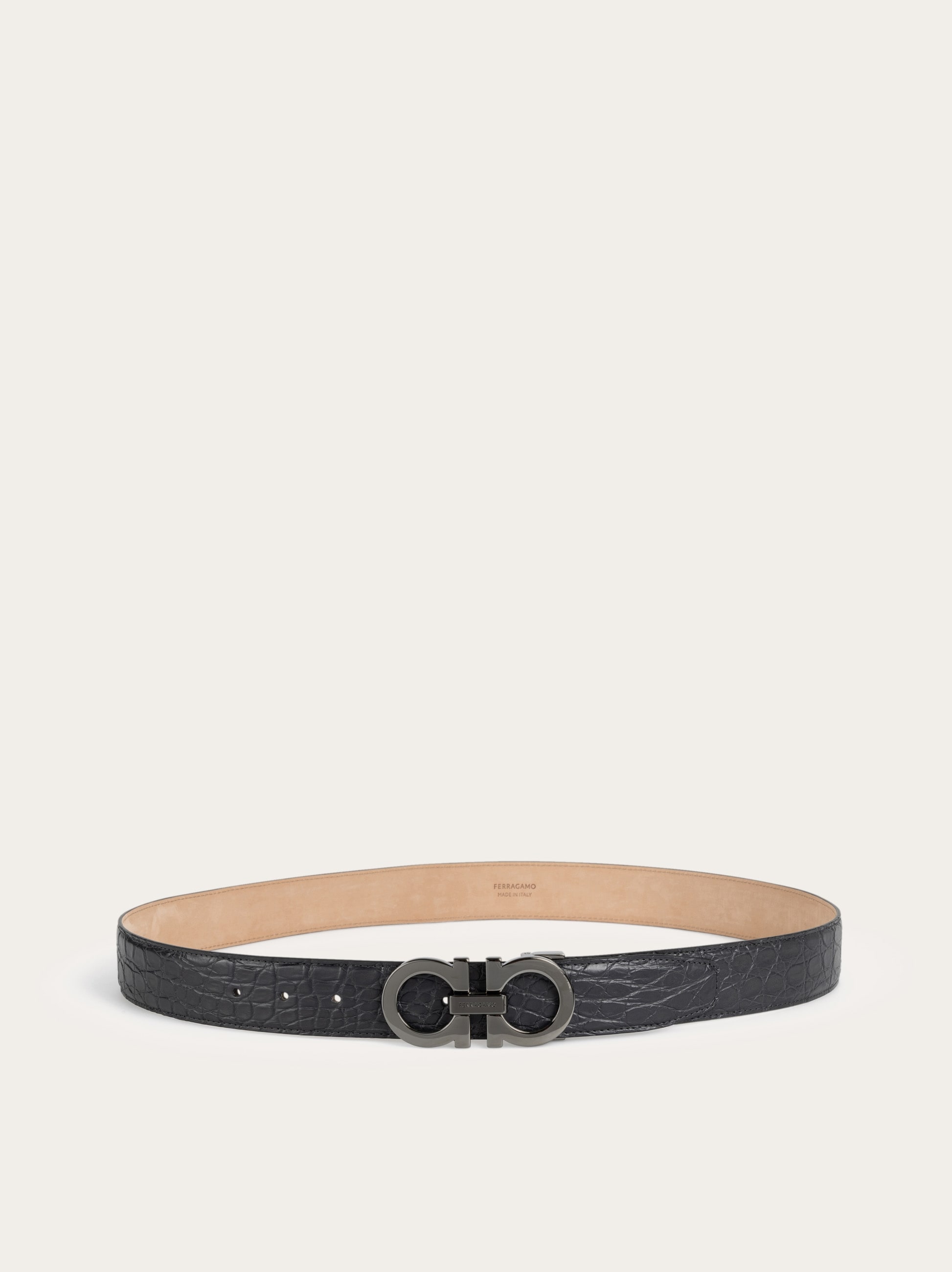 Adjustable Gancini belt - Men | Ferragamo