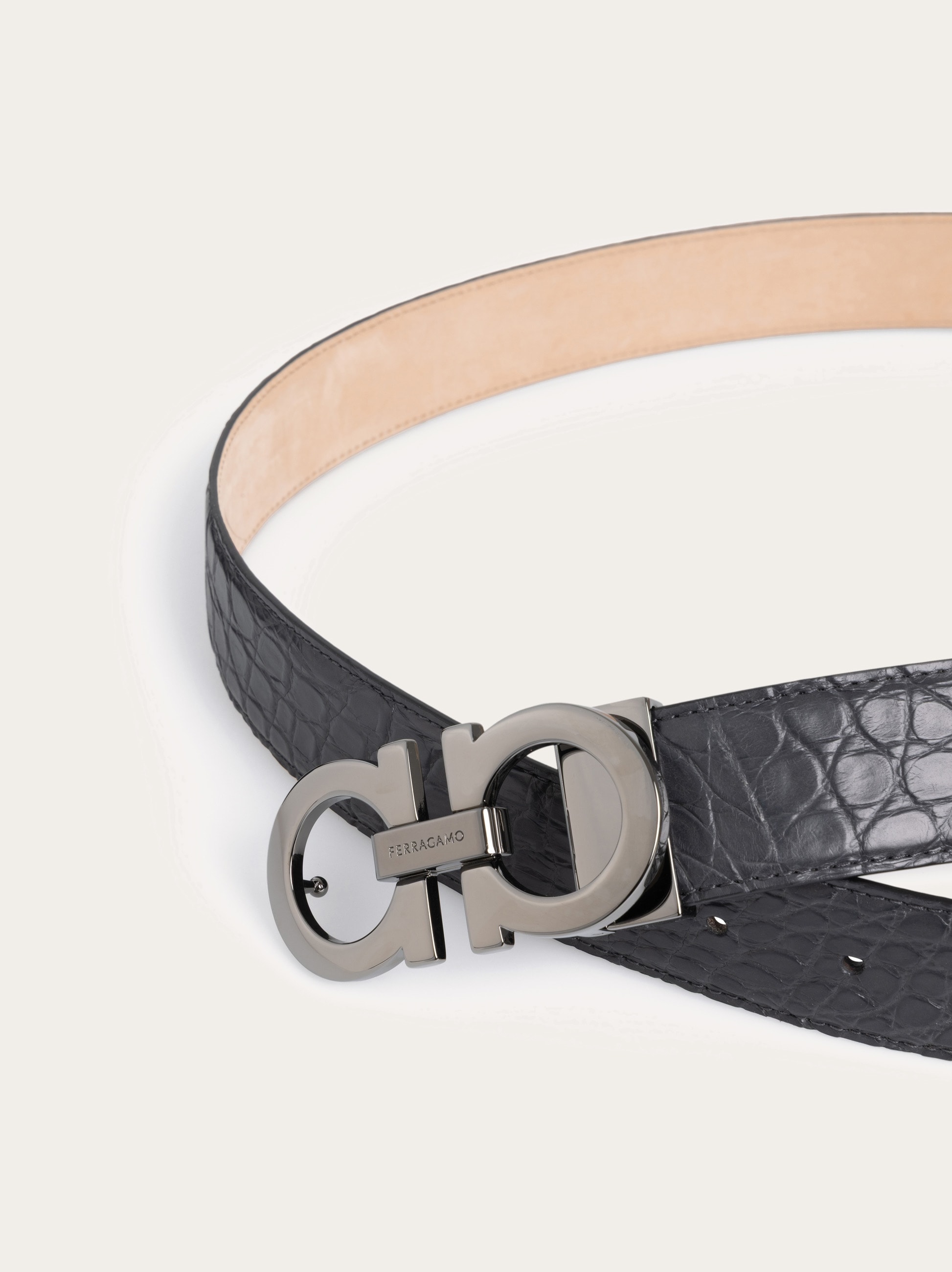 Adjustable Gancini belt - Men | Ferragamo
