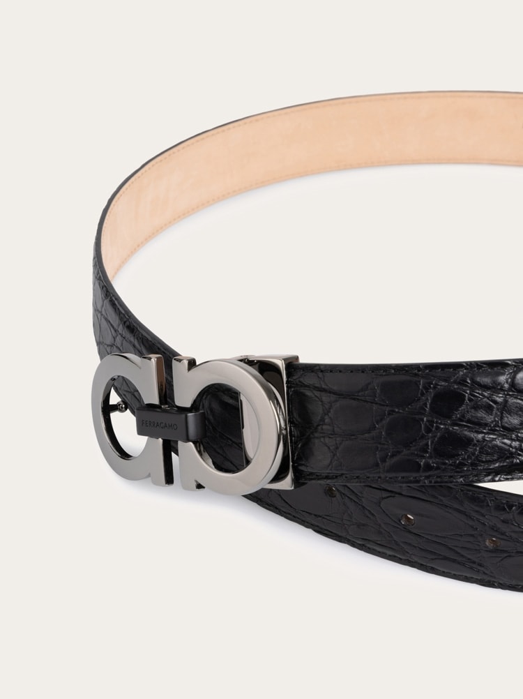 Adjustable Gancini belt Gallery image 4
