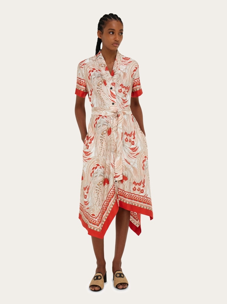 Robe midi asymétrique Gallery image 7