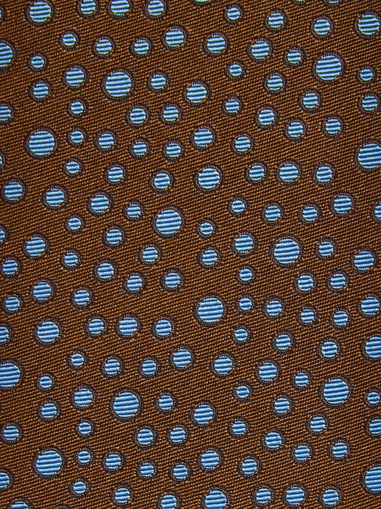 Pois print silk tie - Infinite Inspirations Gallery image 2