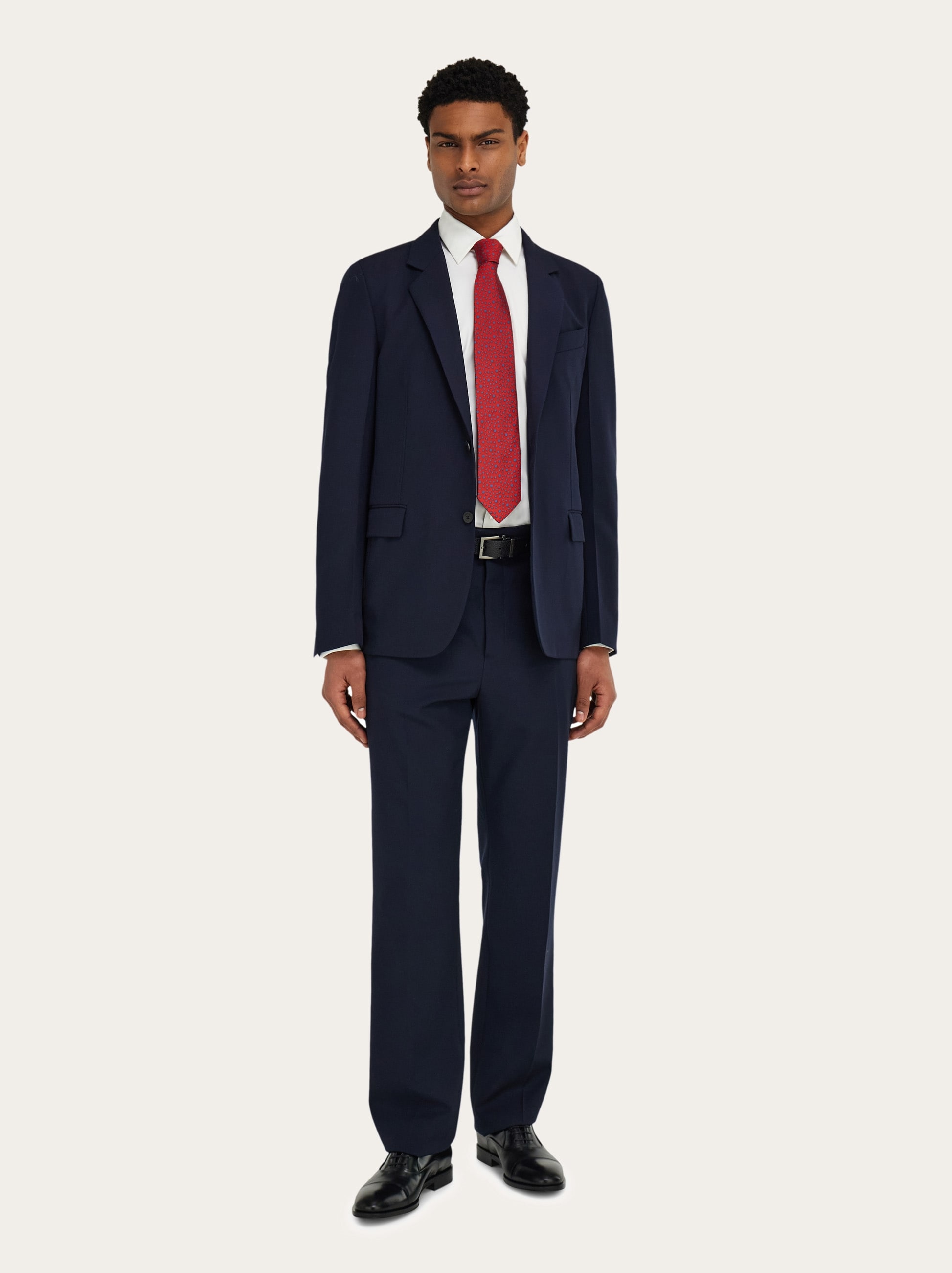Pois print silk tie - Infinite Inspirations - Men | Ferragamo