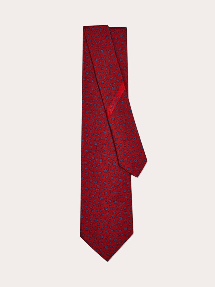 Pois print silk tie - Infinite Inspirations Gallery image 4