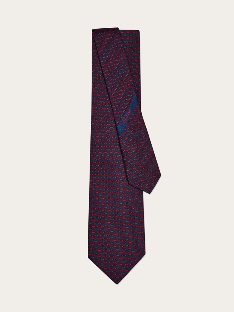 Archi print silk tie - Infinite Inspirations Gallery image 3