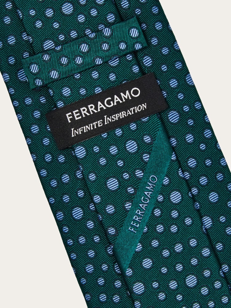 Pois print silk tie - Infinite Inspirations Gallery image 5