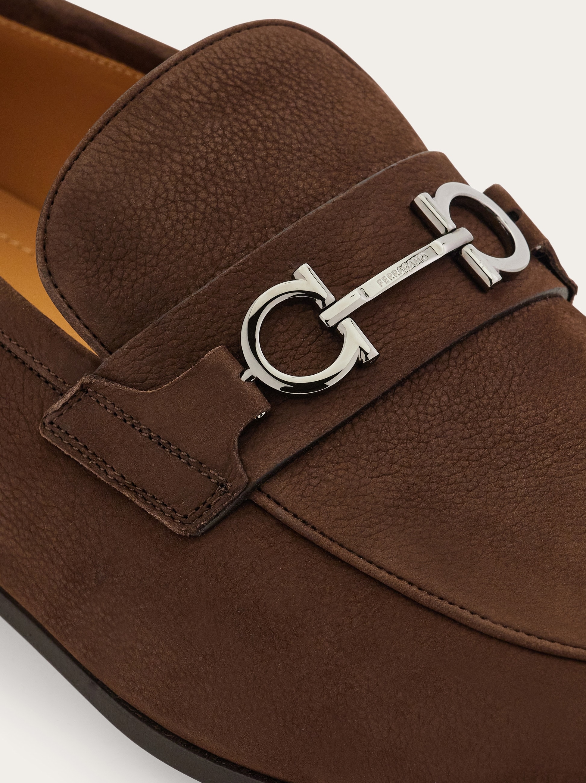 Moccasin with Gancini ornament - Men | Ferragamo