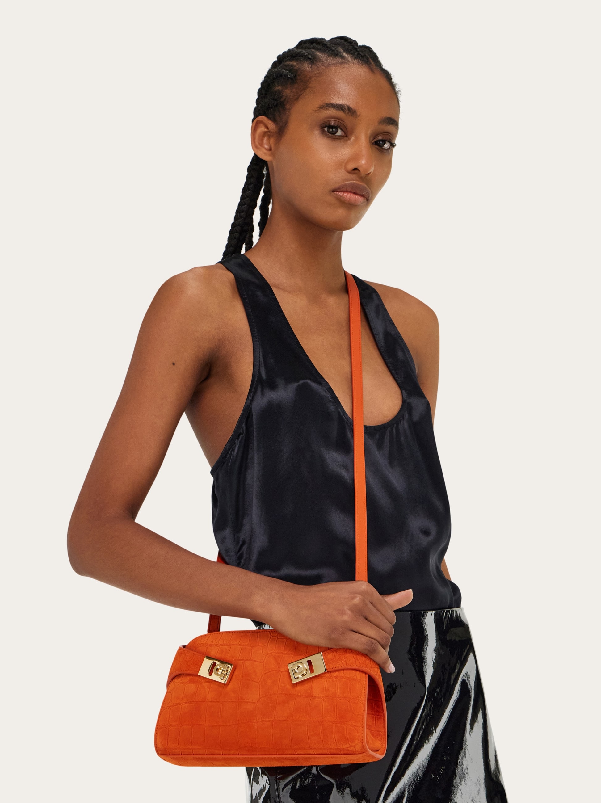 Hug mini crossbody bag - Women | Ferragamo