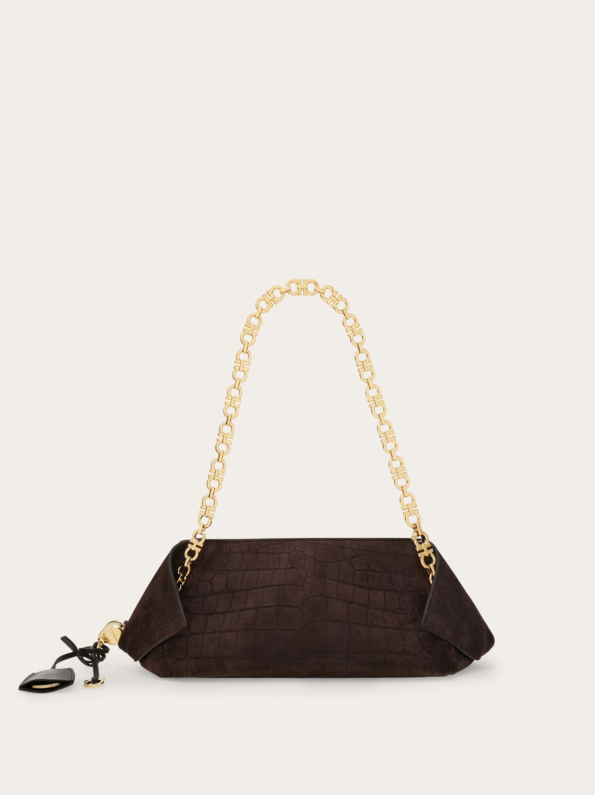 Salvatore Ferragamo ゴールドパーティーバッグ Salvatore Ferragamo ゴールドパーティーバッグ Salvatore Ferragamo