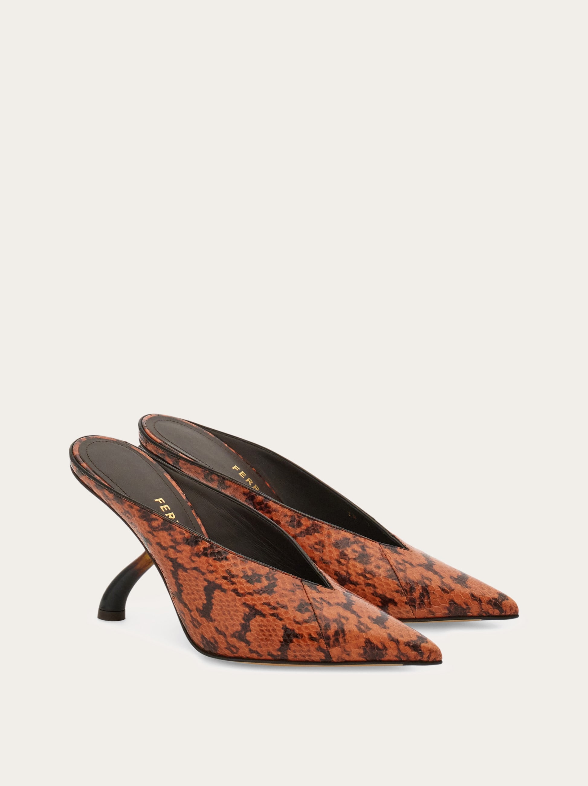 S-shaped heel mule - Women | Ferragamo