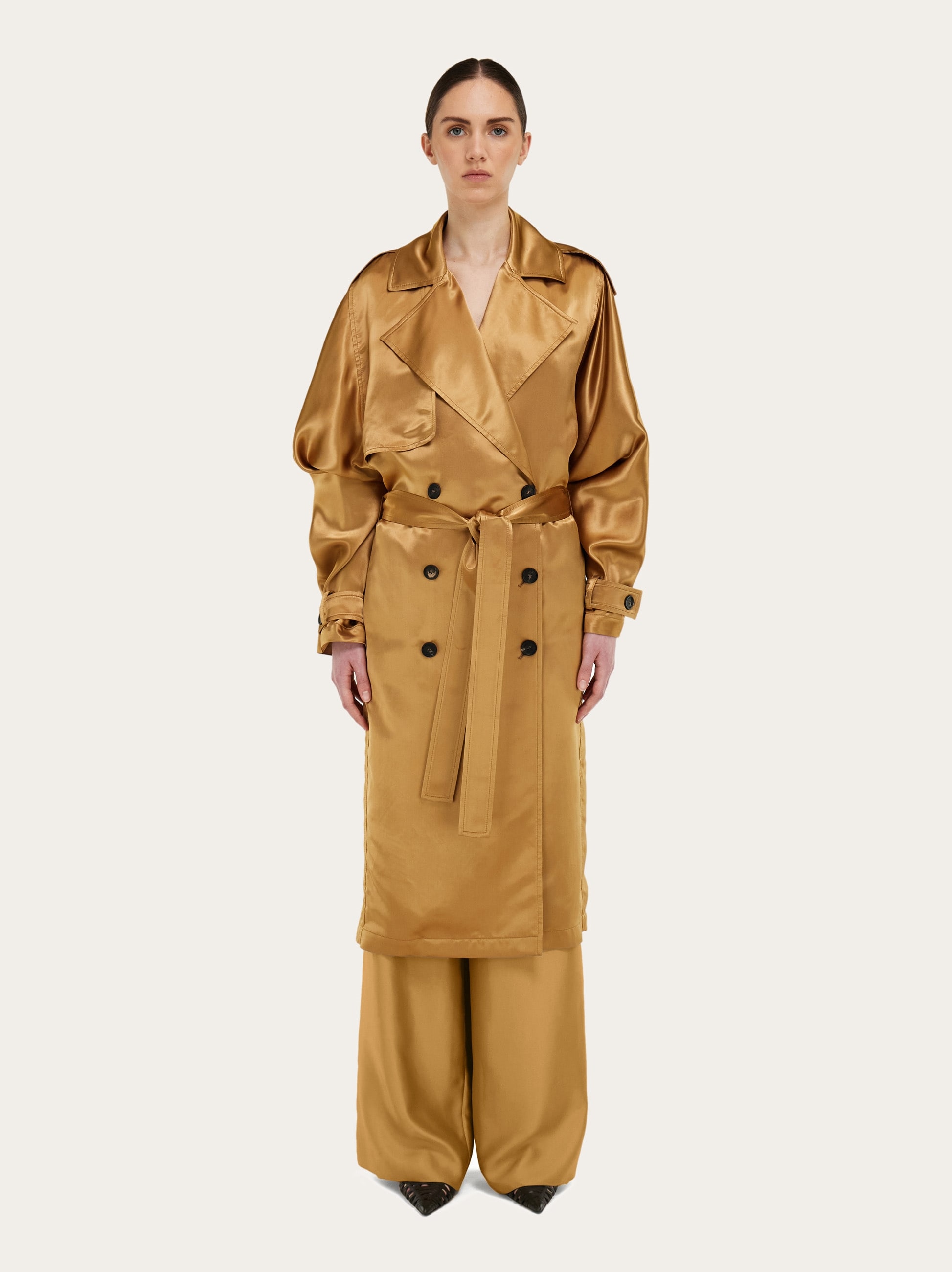 Satin trench - Women | Ferragamo