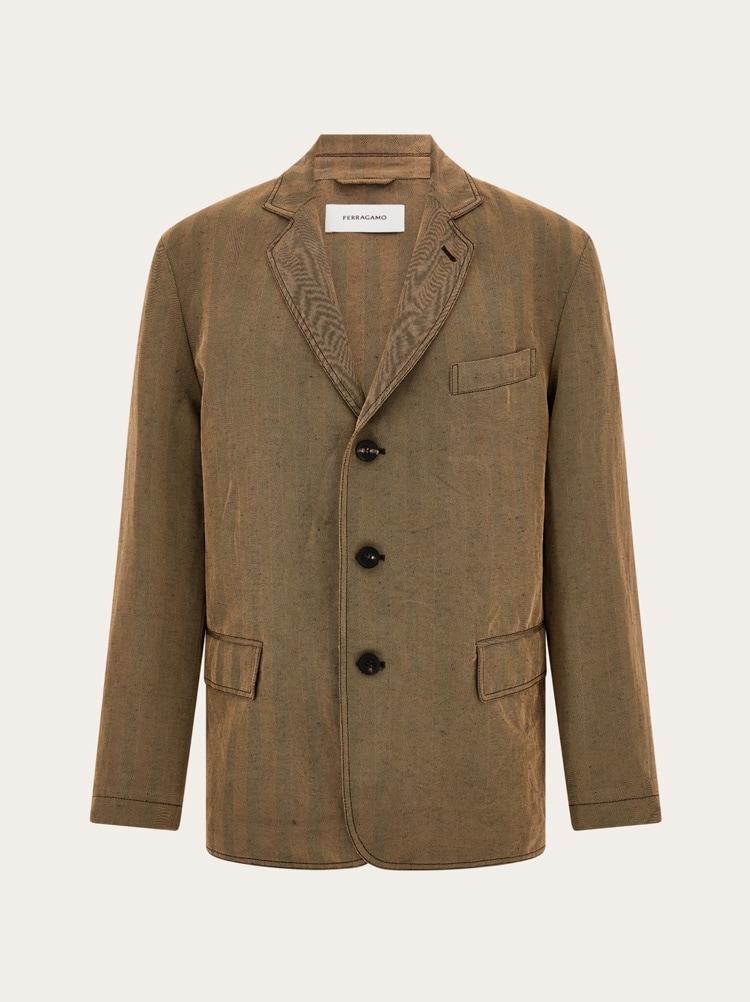 싱글 브레스티드 블레이저 Gallery image 1