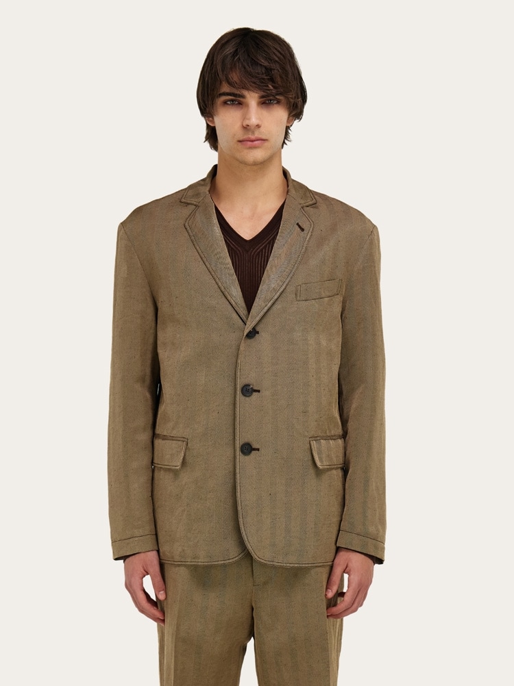 싱글 브레스티드 블레이저 Gallery image 2