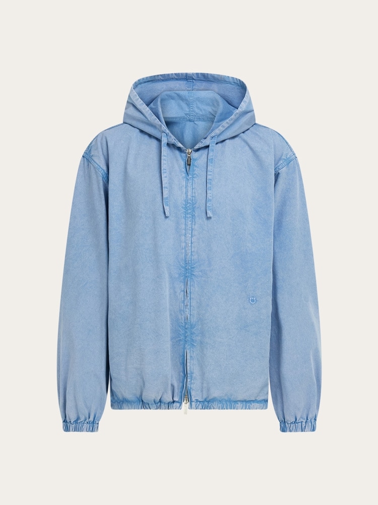 Cotton and silk blouson Gallery image 1
