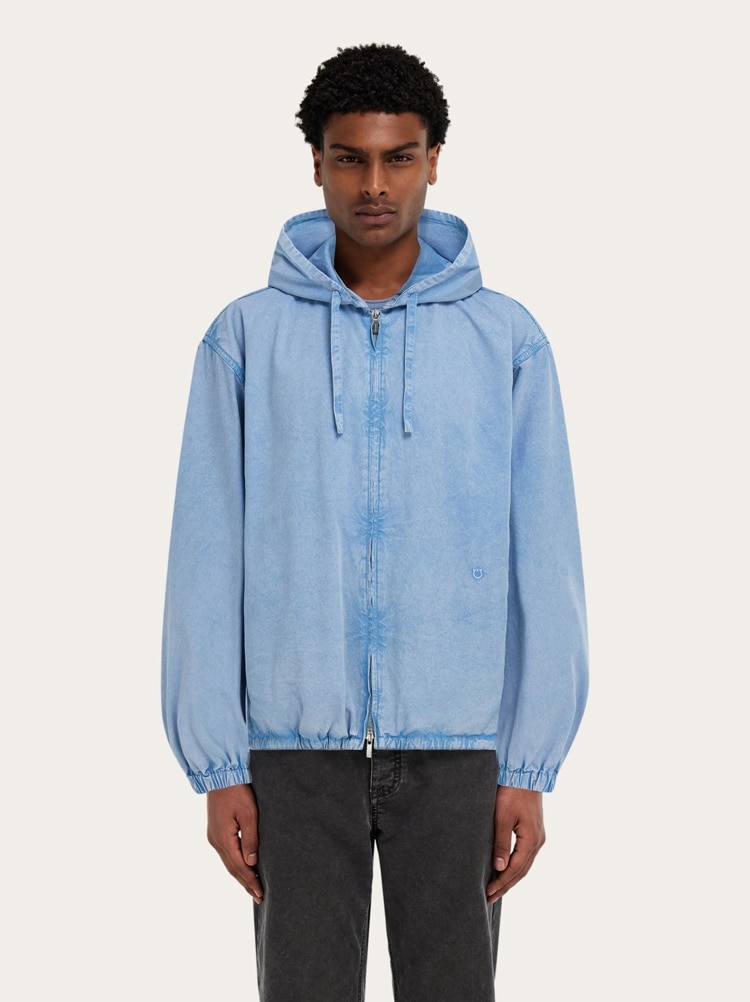 Cotton and silk blouson Gallery image 2