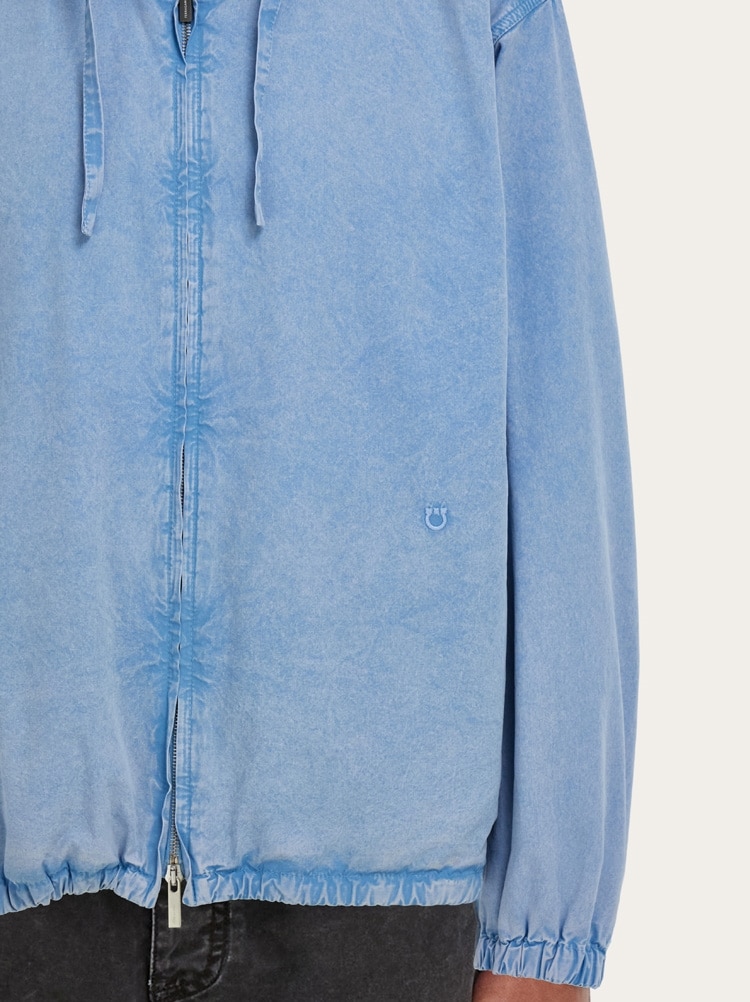 Cotton and silk blouson Gallery image 4