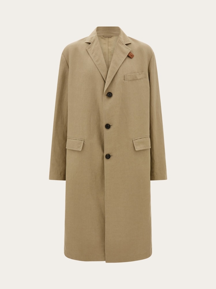 Pardessus en lin mélangé Gallery image 1