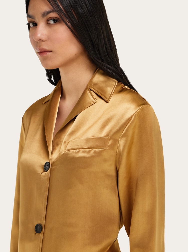 Veste en satin Gallery image 4