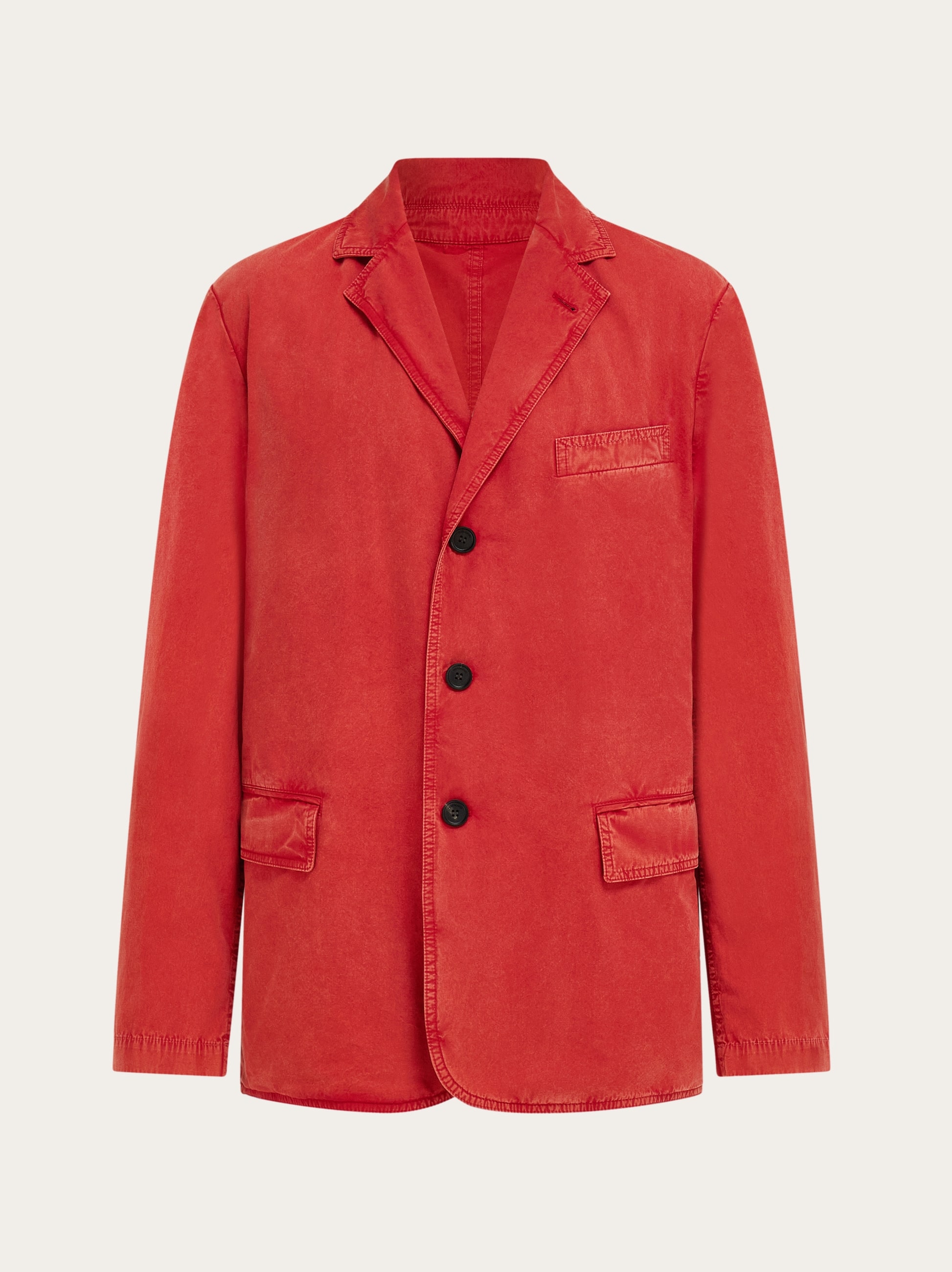 Salvatore Ferragamo バーガンディ テーラードジャケット 40 Single breasted jacket - Men | Ferragamo