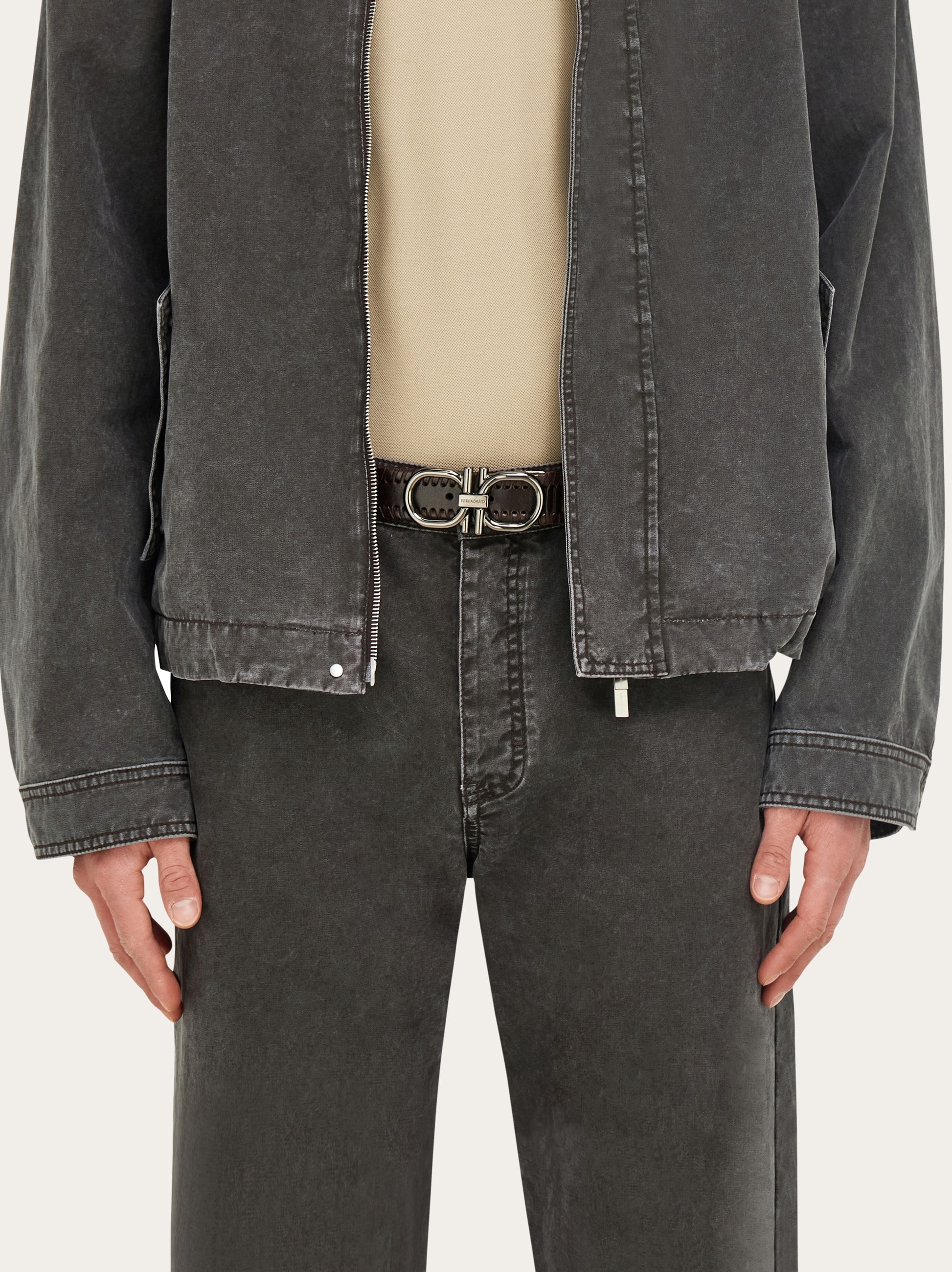 Adjustable Gancini belt - Men | Ferragamo