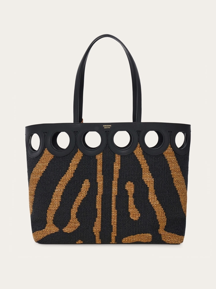 Gancini outline tote bag (L) Gallery image 1